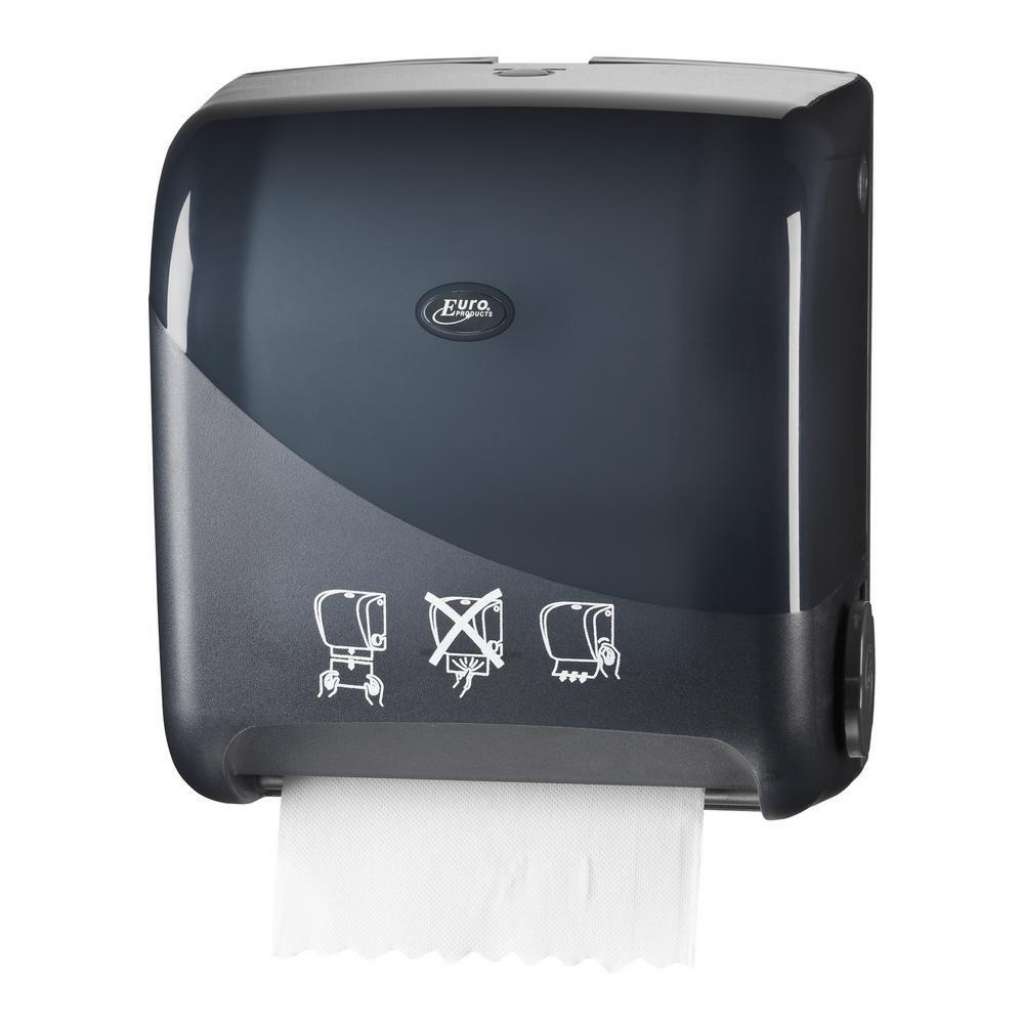 Afbeeldingen van Pearl black handdoekautomaat "Autocut euro matic"