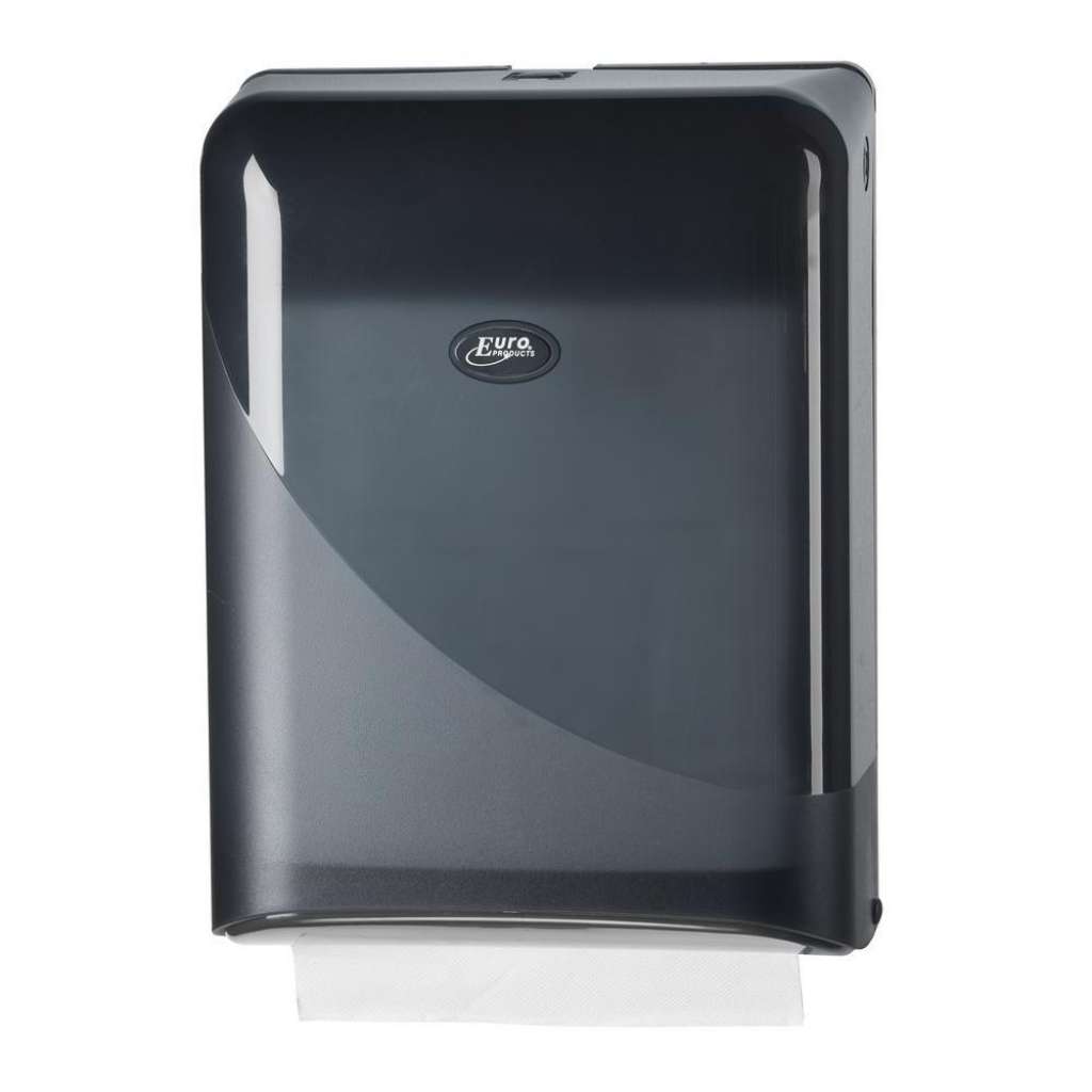 Afbeeldingen van Pearl black handdoekdispenser "Interfold, Z-fold"