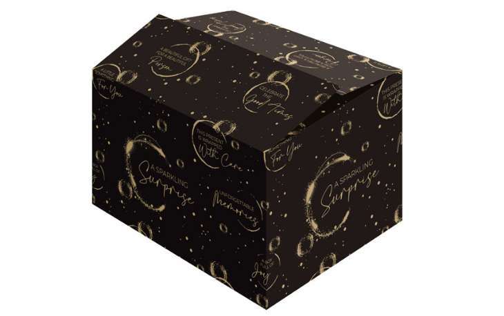 Afbeeldingen van Kerstdozen Bubbles Black