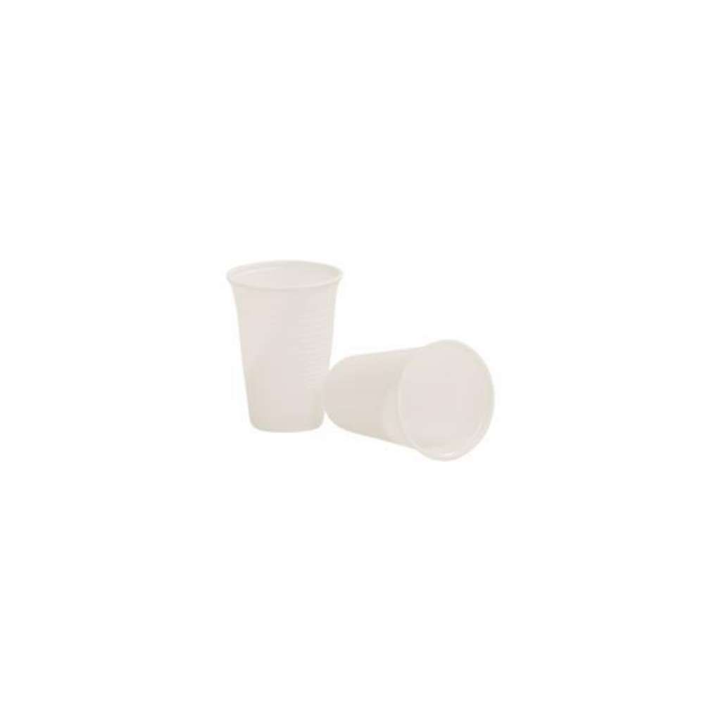 Afbeeldingen van Plastic drinkbekers 180cc wit