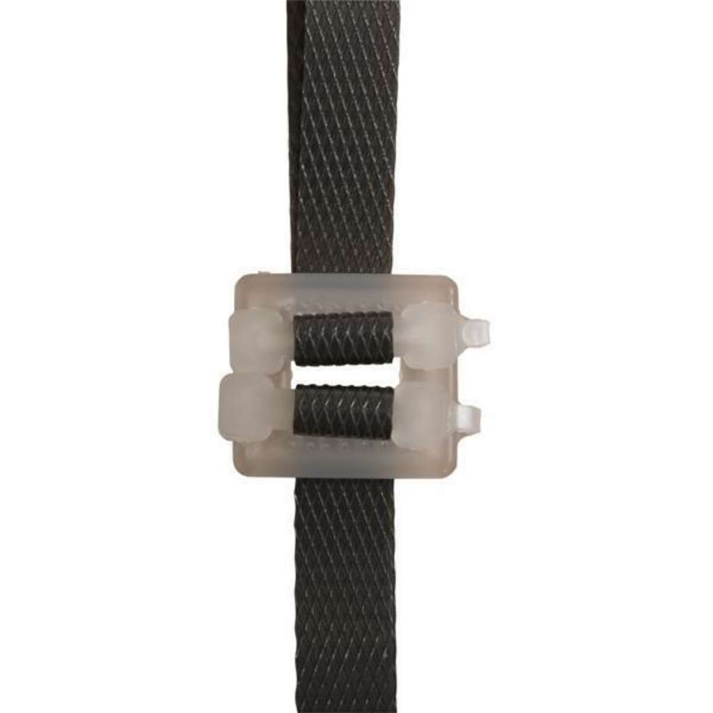 Afbeeldingen van Kunststof gespen 12mm voor PP band