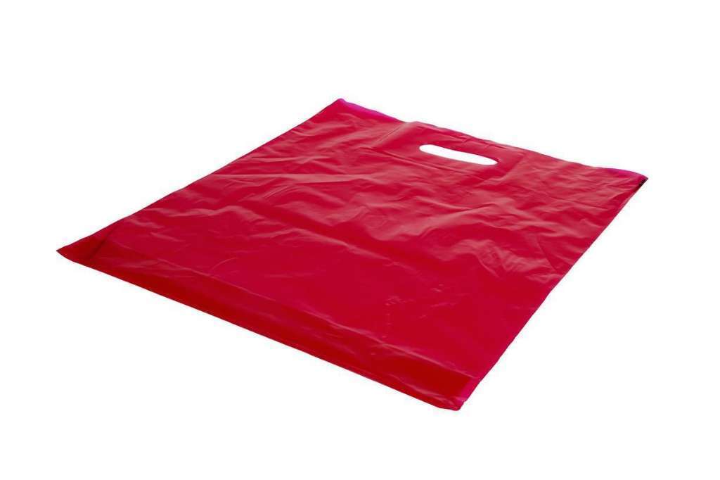 Afbeeldingen van Draagtassen 38x44+8cm MDPE 50mu roze