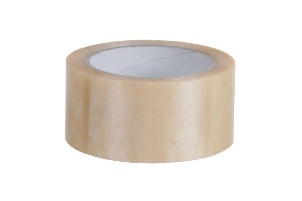 Afbeeldingen van Rol PVC verpakkingstape 50mm / 66 meter transparant