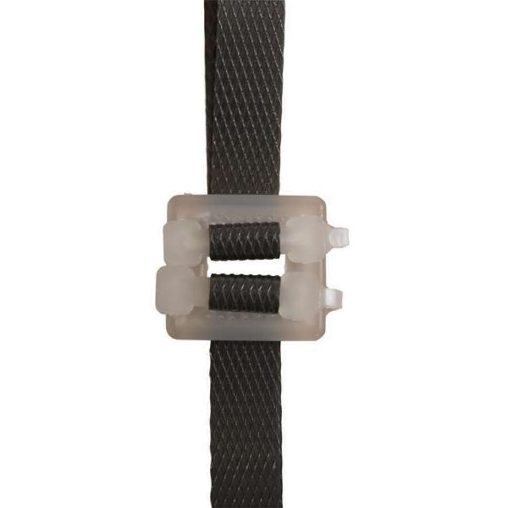 Afbeeldingen van Kunststof gespen 12mm voor PP band